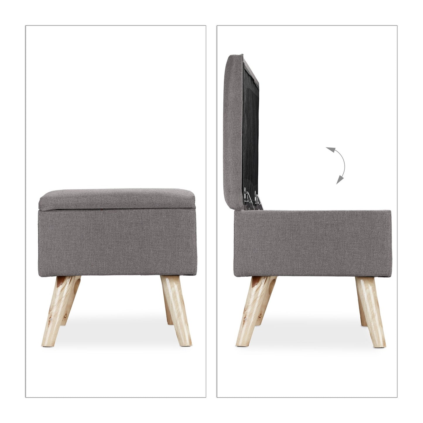 Soft bench with storage