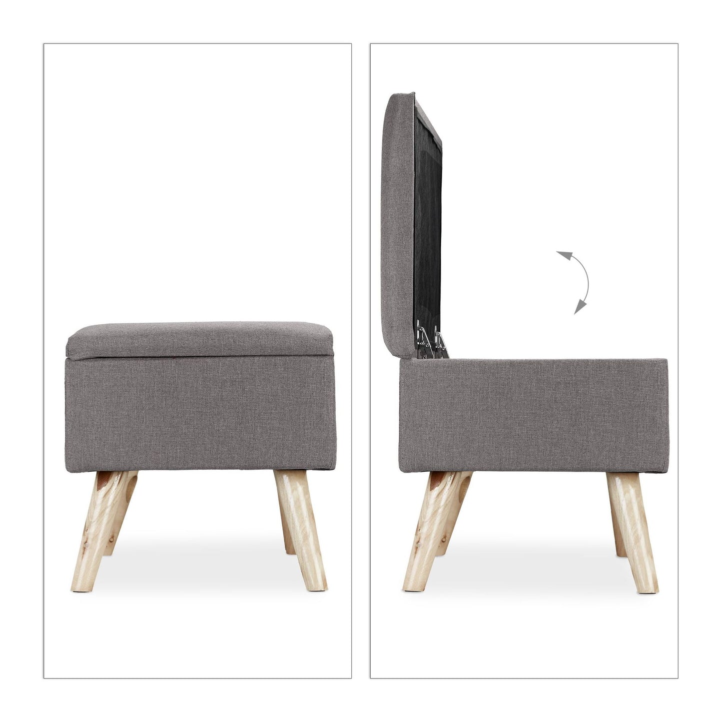 Soft bench with storage