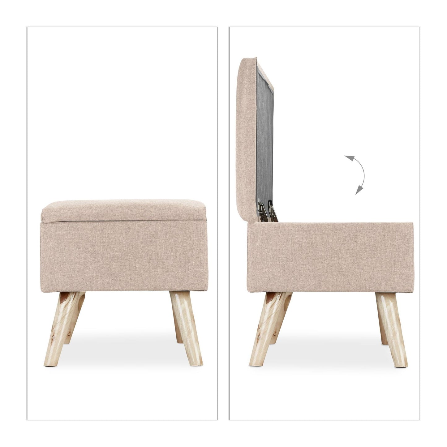 Soft bench with storage