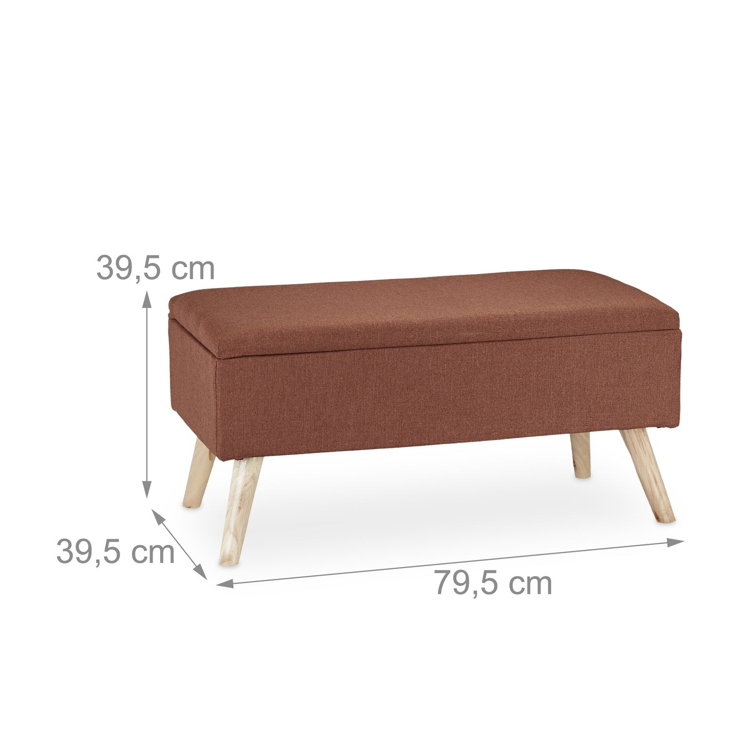 Soft bench with storage