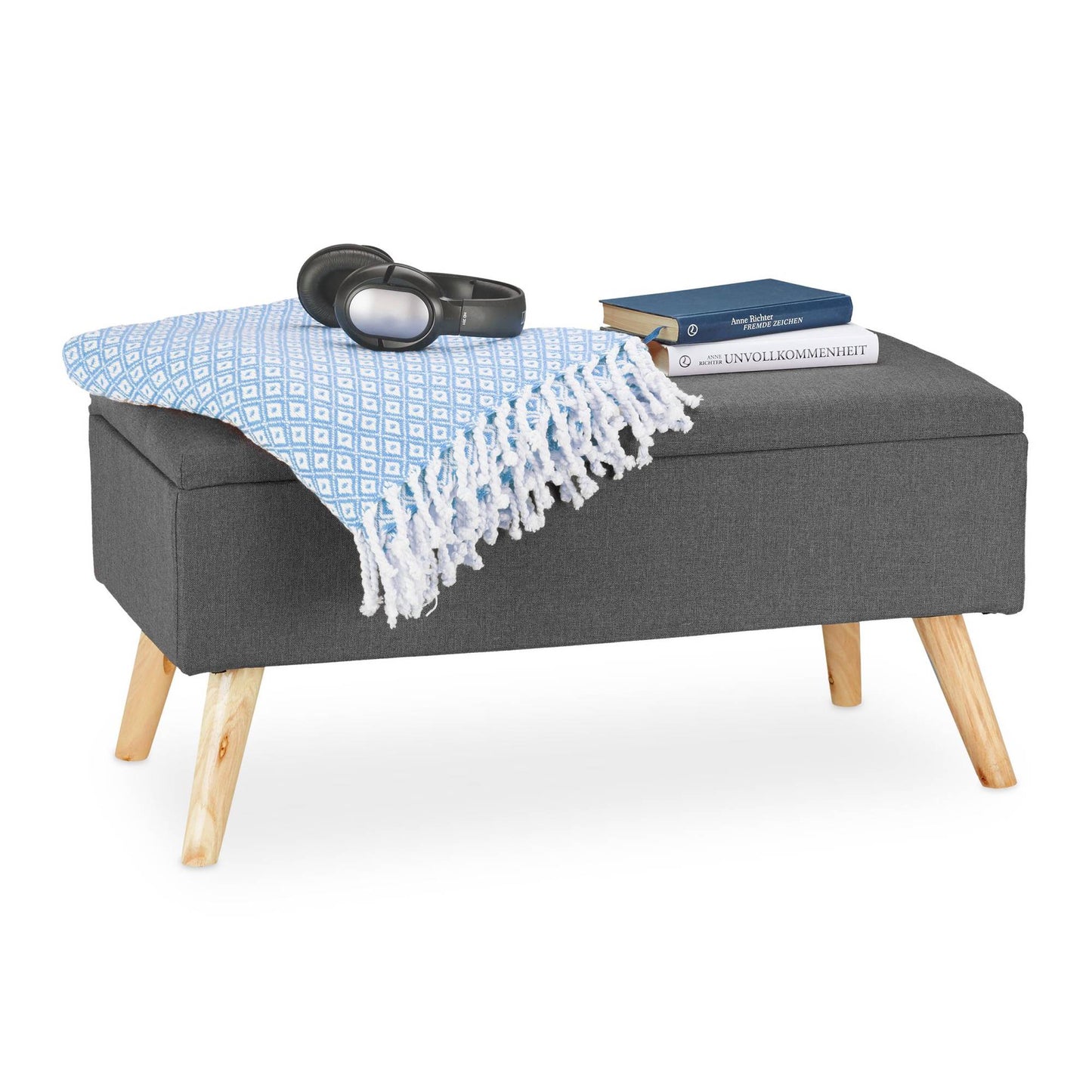 Soft bench with storage