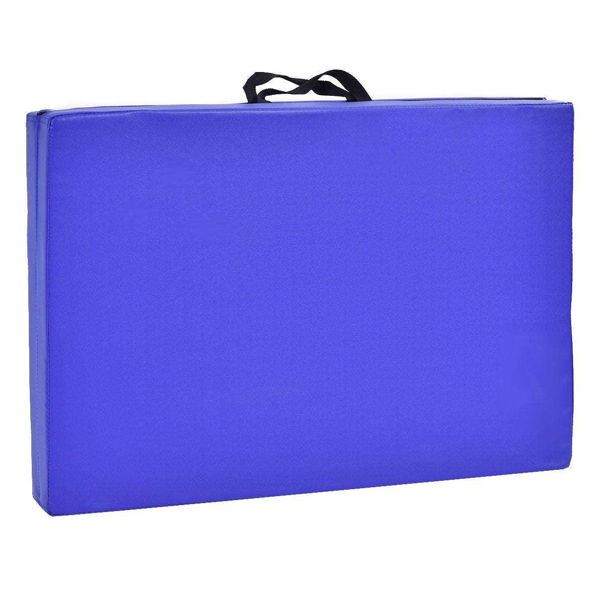 Soft floor mat gymnastics mat yoga mat folding mat gymnastics mat 180x60x4cm - blue