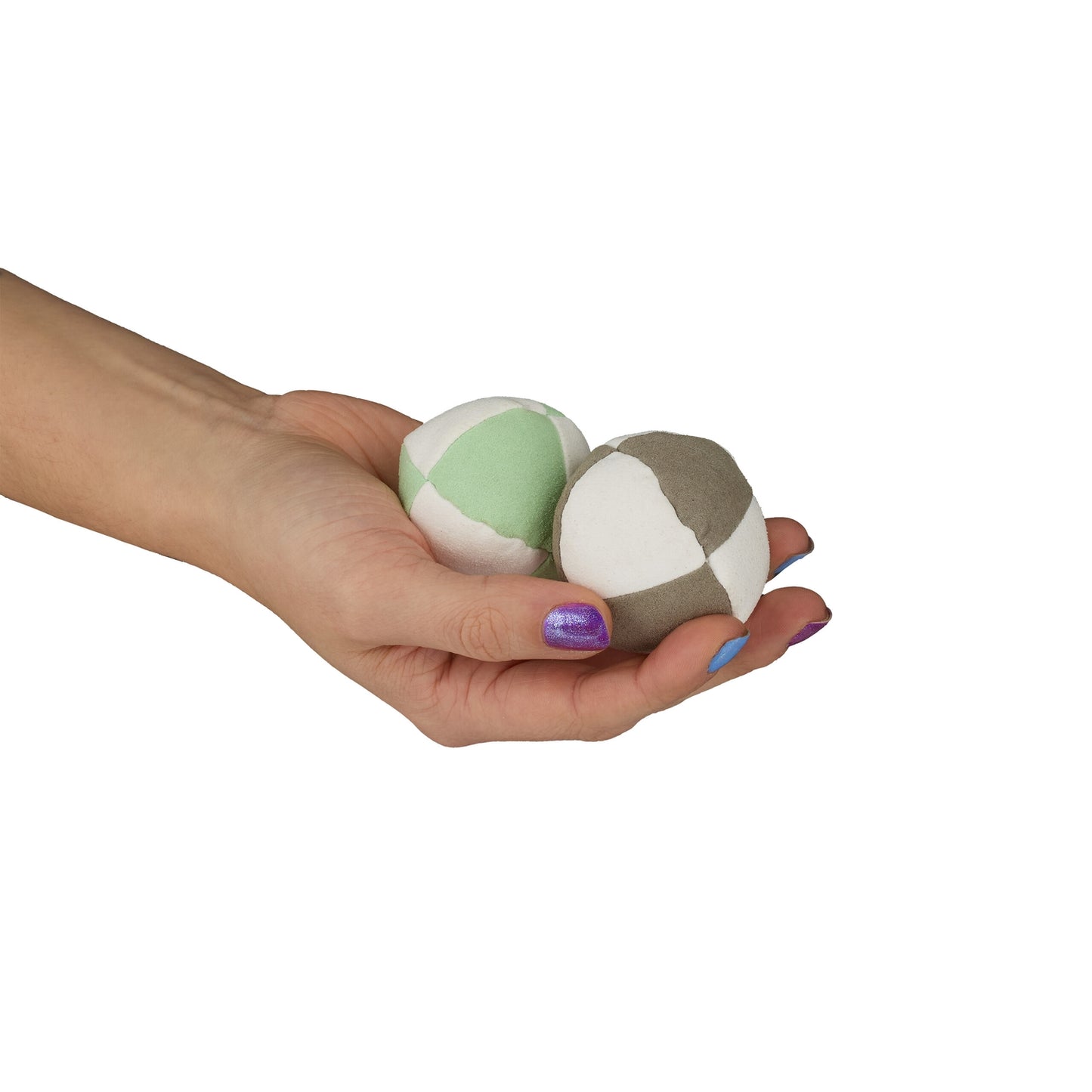 Soft juggling balls 5 cm 12-pack