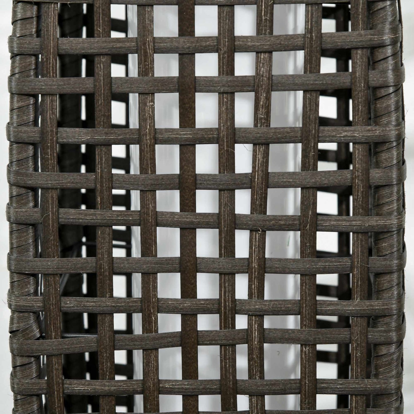 Solar Garden Lantern, LED, Rattan Design, Auto On/Off