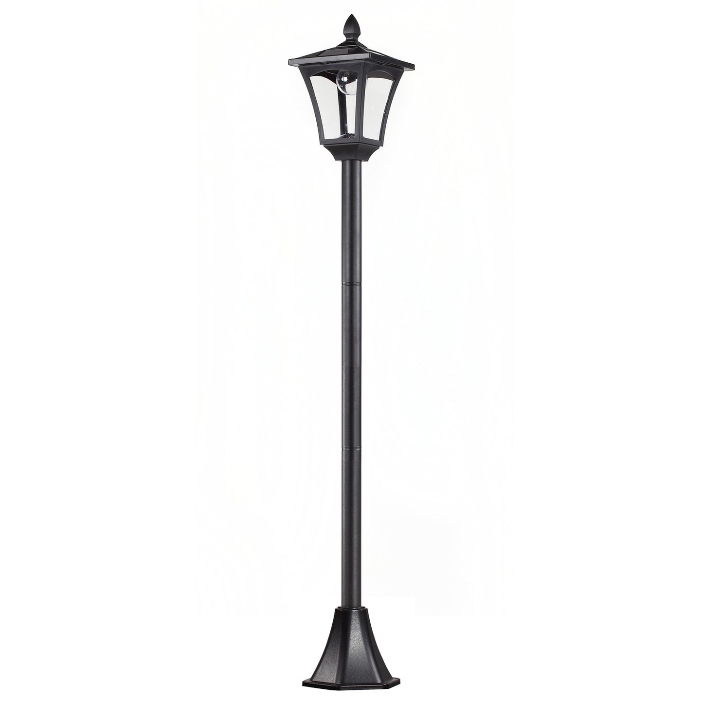 Solar LED Garden Path Light - 40 Lumen, black, 160 cm