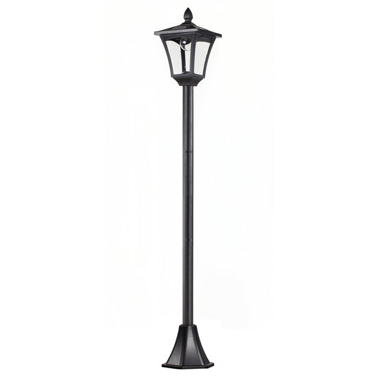 Solar LED Garden Path Light - 40 Lumen, black, 160 cm