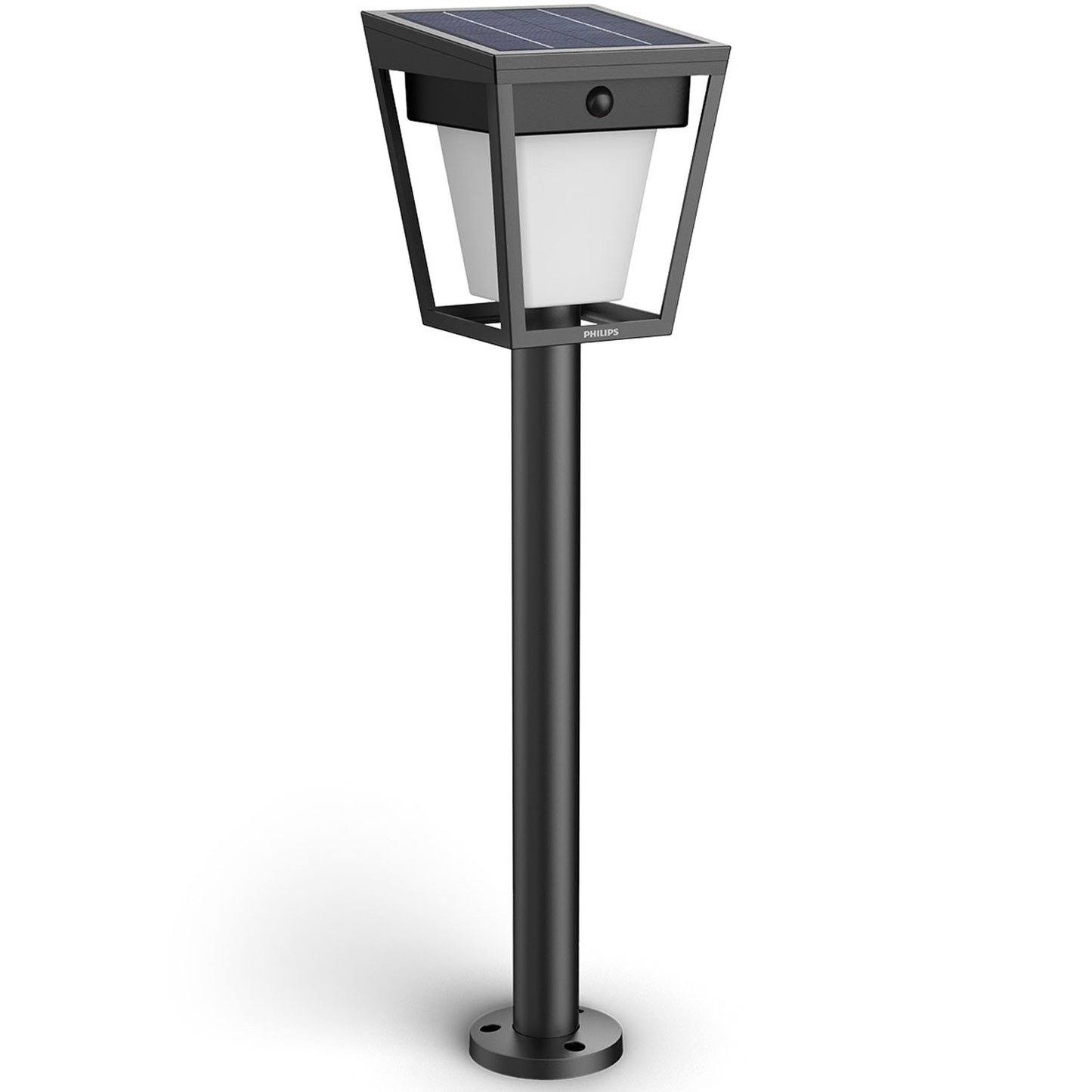 Solar LED Garden Light, Dual Brightness, Black, IP44
