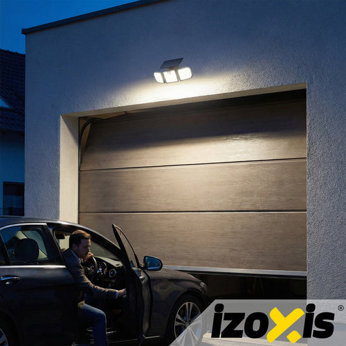 Solar Lamp 167 LED, 500lm, Motion Sensor, Remote