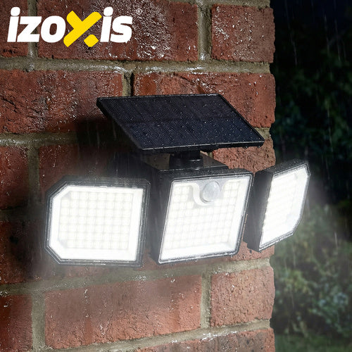 Solar Lamp 167 LED, 500lm, Motion Sensor, Remote