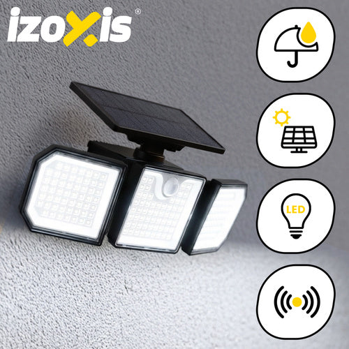 Solar Lamp 167 LED, 500lm, Motion Sensor, Remote