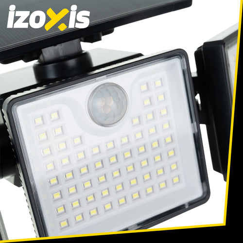 Solar Lamp 167 LED, 500lm, Motion Sensor, Remote