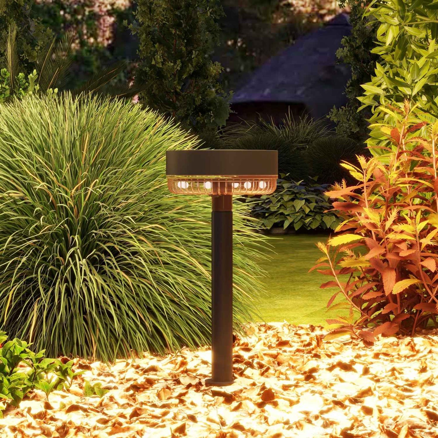 Pack of 3 Solar Garden Lights, Warm White, IP65 Waterproof