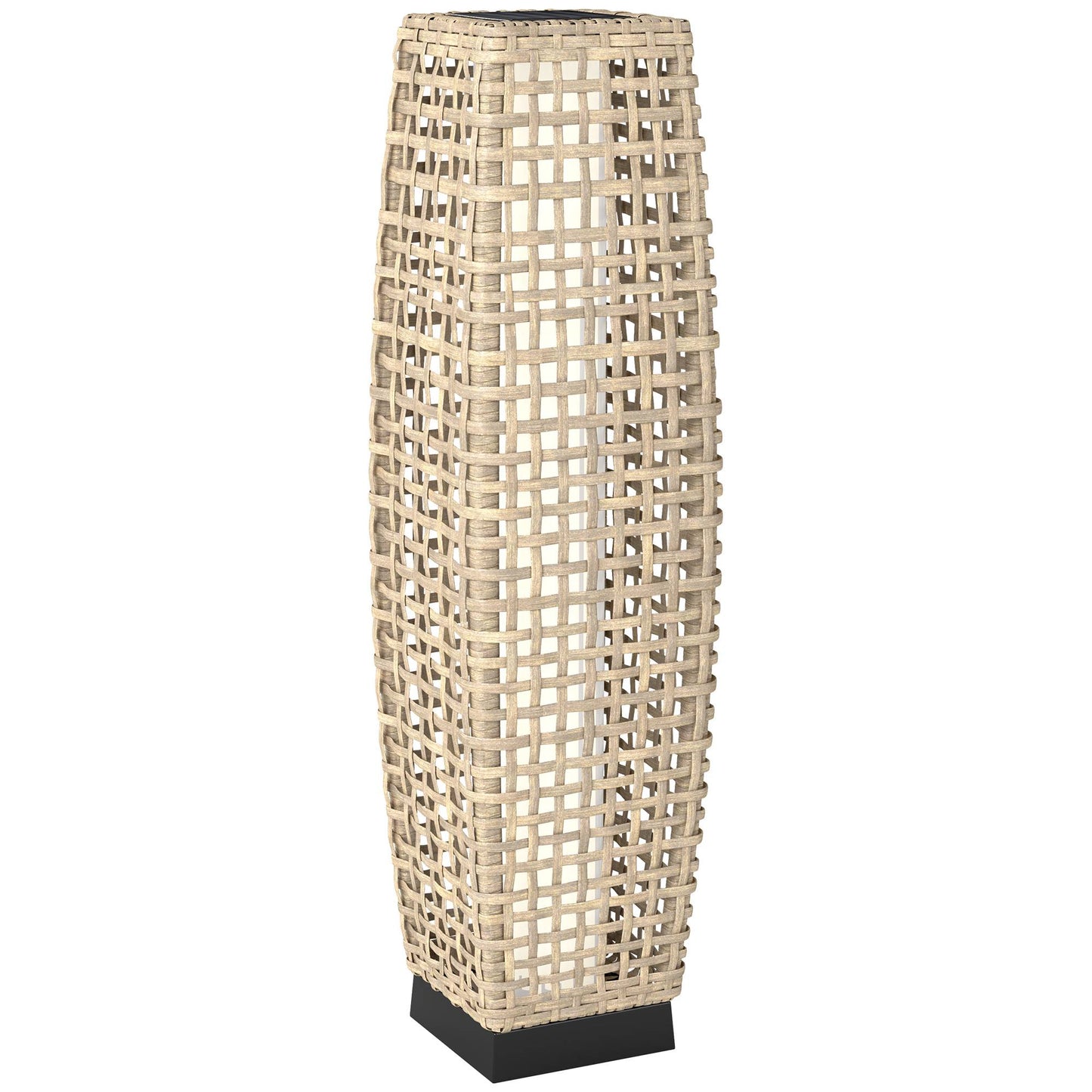 Solar Lantern with LED, Rattan Design, Auto On/Off