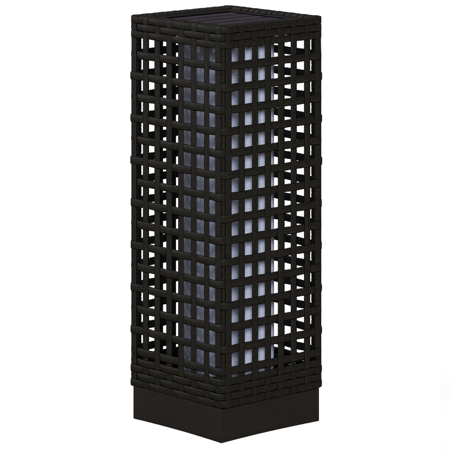 Waterproof Solar LED Garden Light, Rattan Design, Auto Sensor