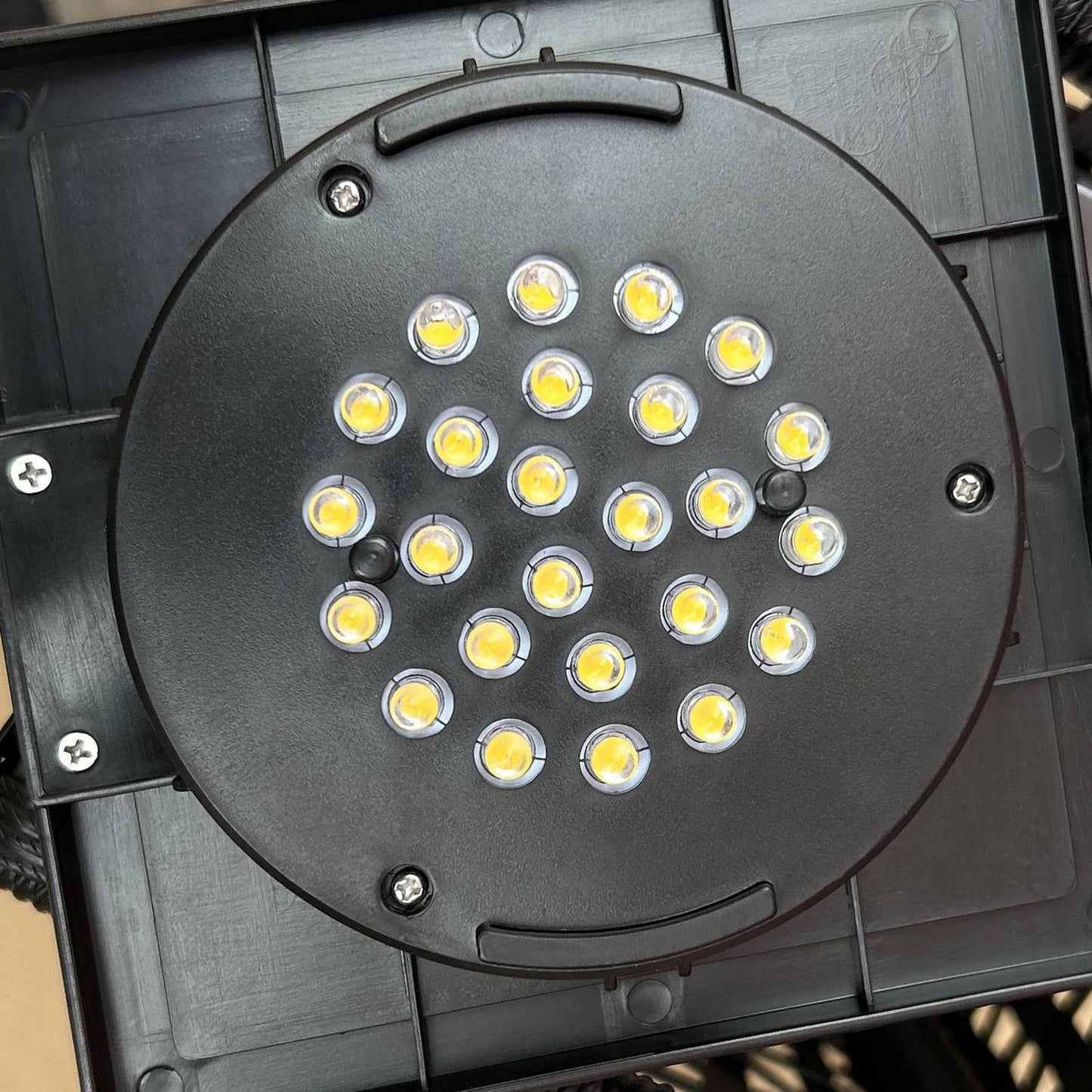 Waterproof Rattan Solar Path Light, Auto Sensor LED Lamp