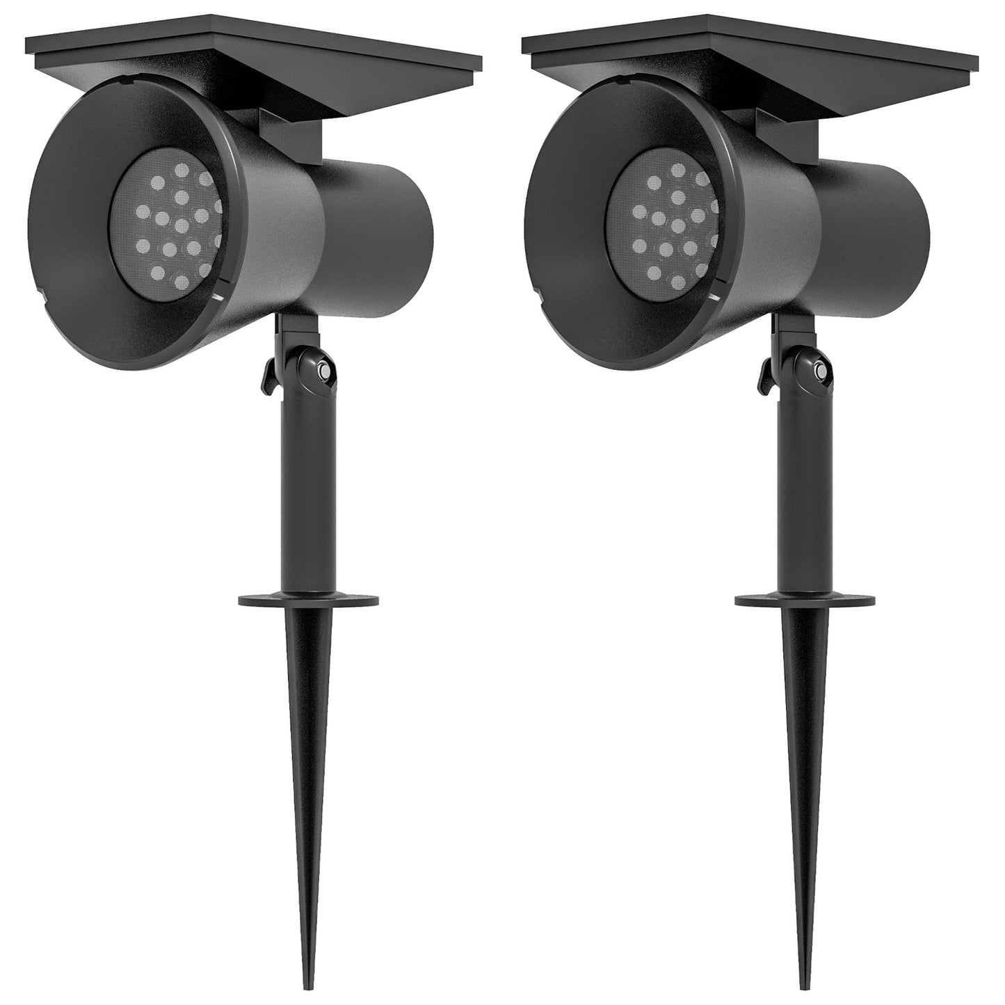 Solar Garden Lights, 2 Colors, Wall/Floor Mount, IP54 Waterproof