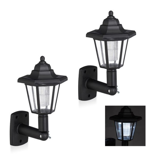 Solar Wall Lantern Set Of 2