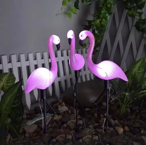 Solar garden lamp - flamingo Gardlov 21151