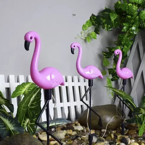 Solar garden lamp - flamingo Gardlov 21151