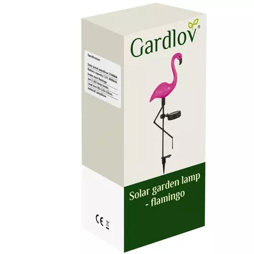 Solar garden lamp - flamingo Gardlov 21151