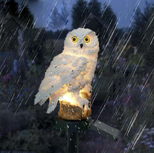 Solar garden lamp - owl Gardlov 23847