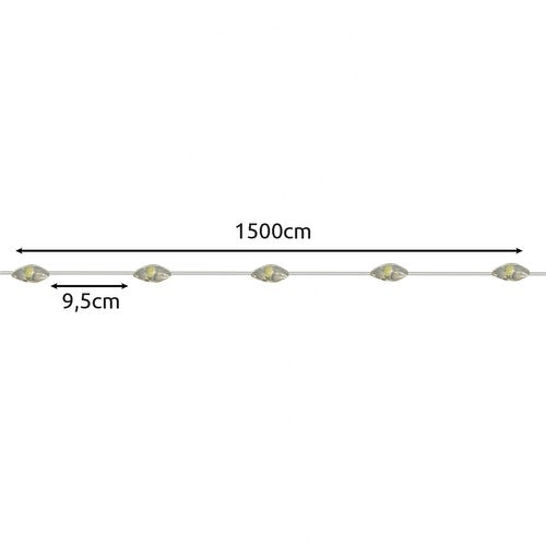 Solar garland 15m IP44 Gardlov 24007