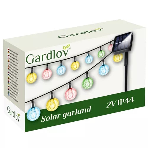 Solar garland 6m 2V IP44 Gardlov 23864