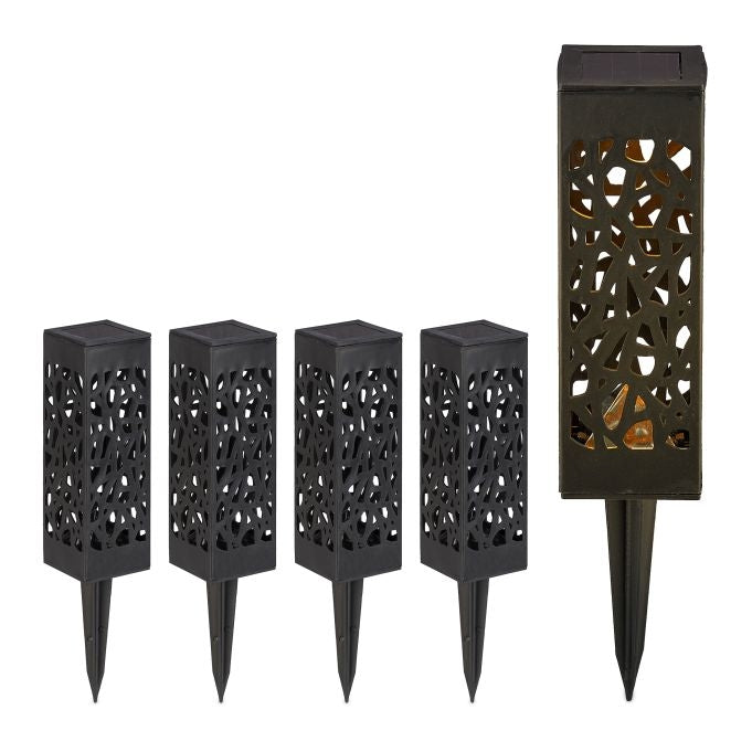 Solar lamps in a set