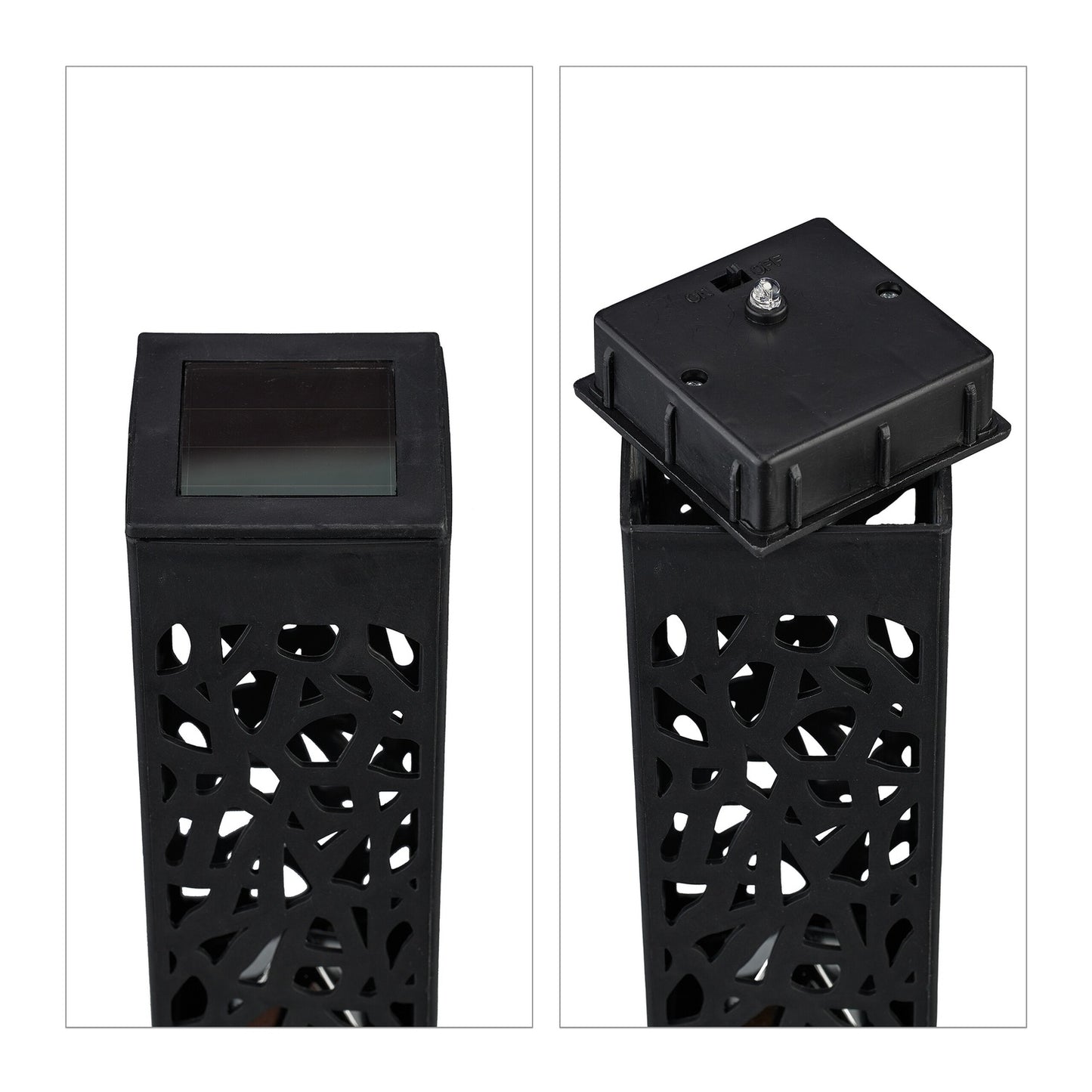 Solar lamps in a set