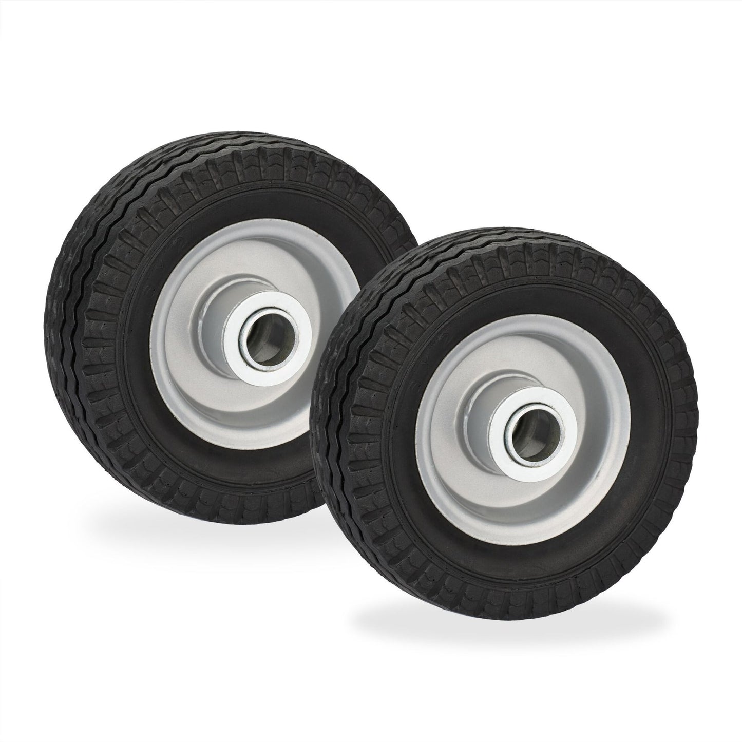 Solid rubber wheels, 2 pcs