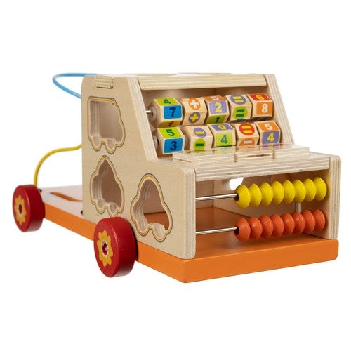 Sorter - wooden car Kruzzel 22652