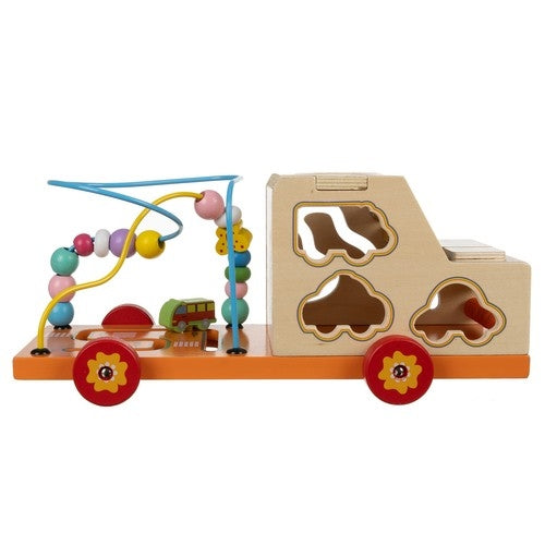 Sorter - wooden car Kruzzel 22652