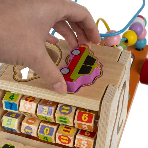 Sorter - wooden car Kruzzel 22652