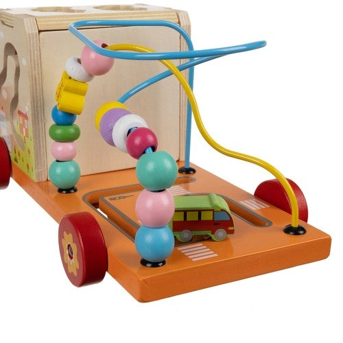 Sorter - wooden car Kruzzel 22652
