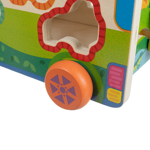 Sorter - wooden car Kruzzel 26250