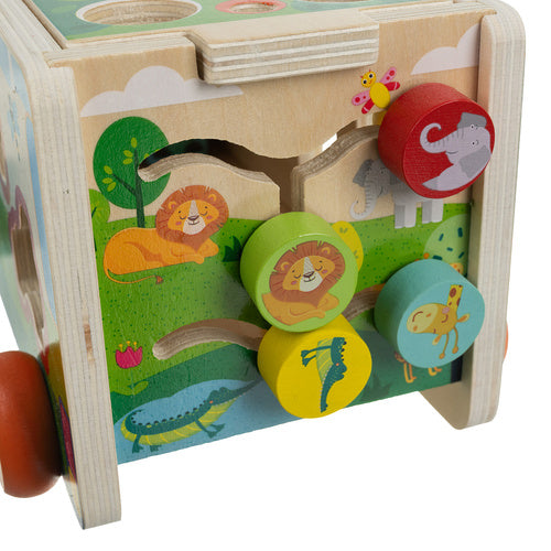 Sorter - wooden car Kruzzel 26250