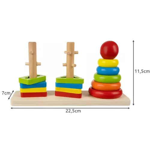 Sorter - wooden puzzle Kruzzel 19870