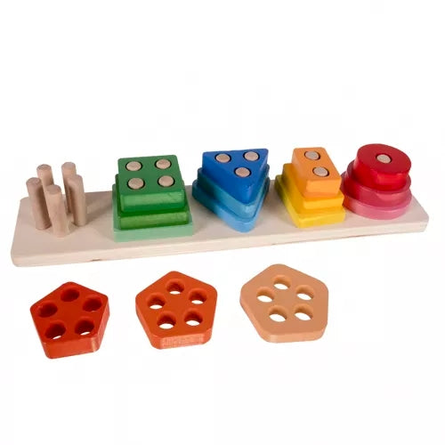 Sorter - wooden puzzle Kruzzel 22492