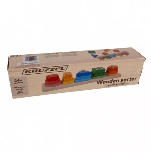 Sorter - wooden puzzle Kruzzel 22492