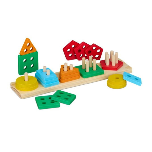 Sorting and stacking toys