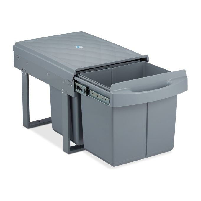 Source sorting with 2 waste bins