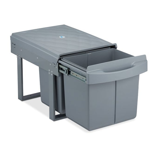 Source sorting with 2 waste bins