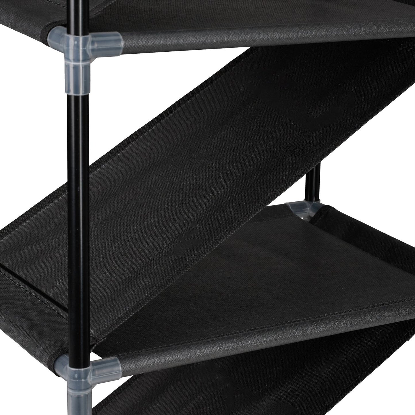 Space-Saving Shoe Rack for 11 Pairs, Slanted Shelves