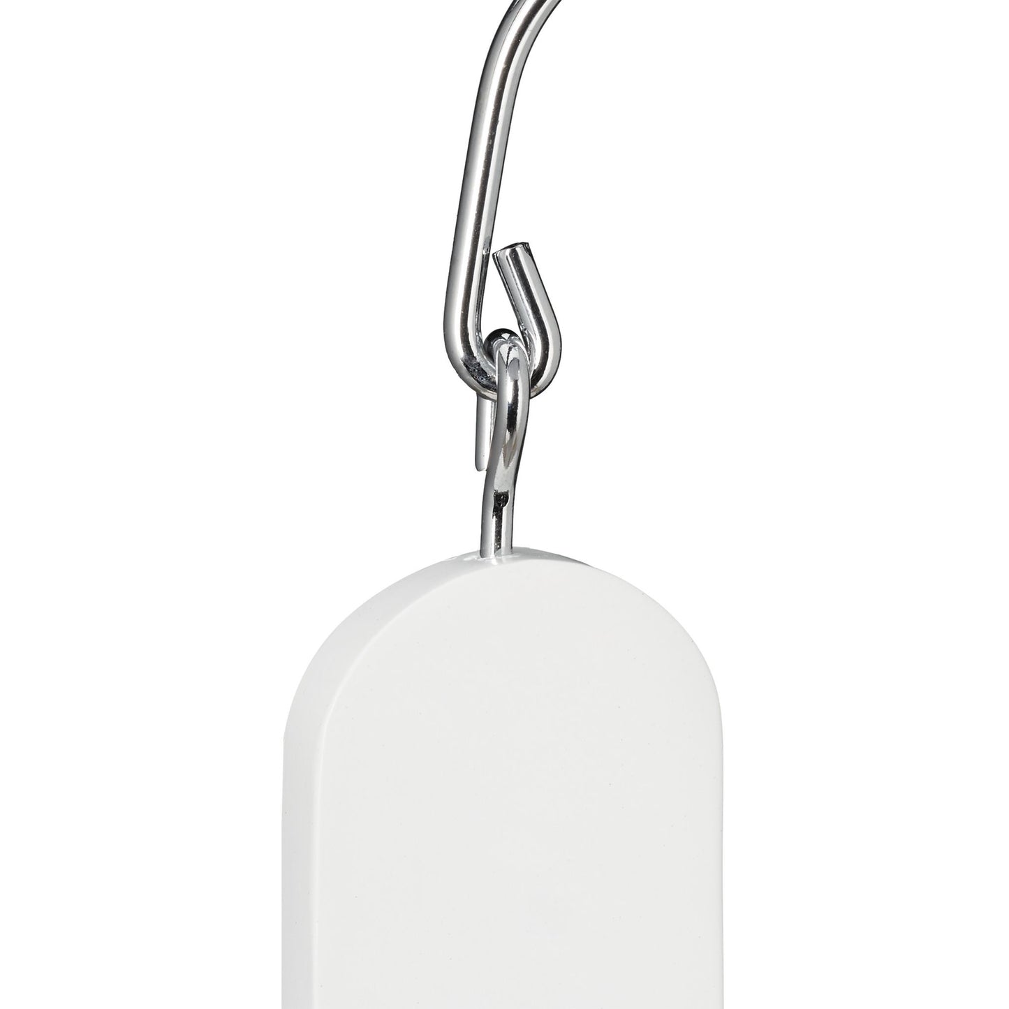 Space-saving hanger multiple white