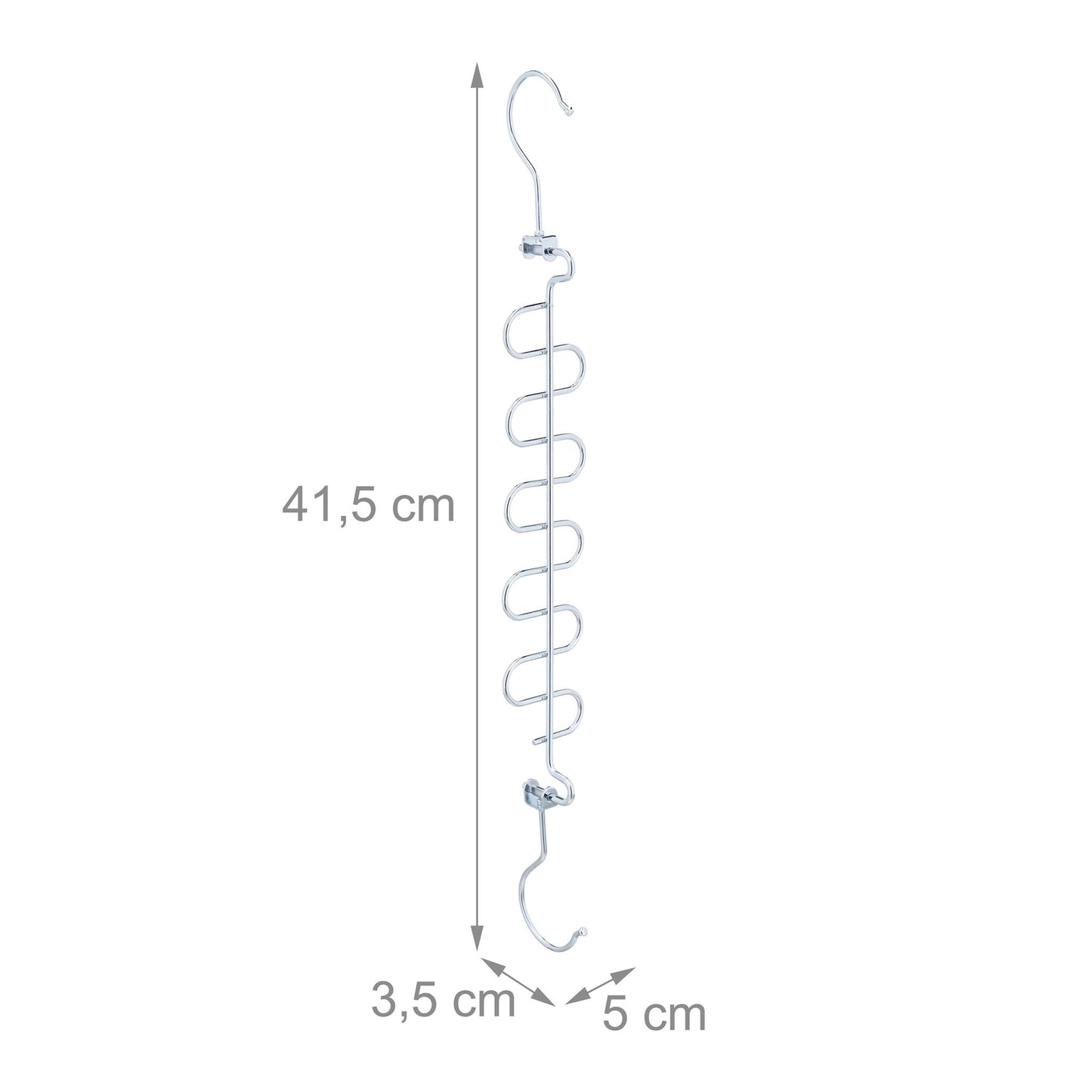 Space-saving hangers in sets of 5
