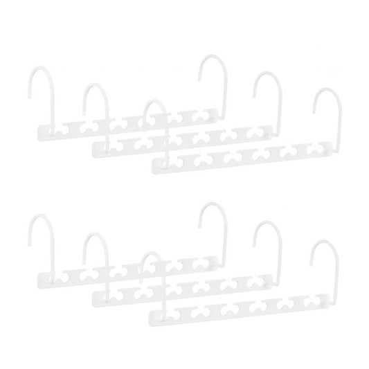 Space-saving metal hangers - set of 6