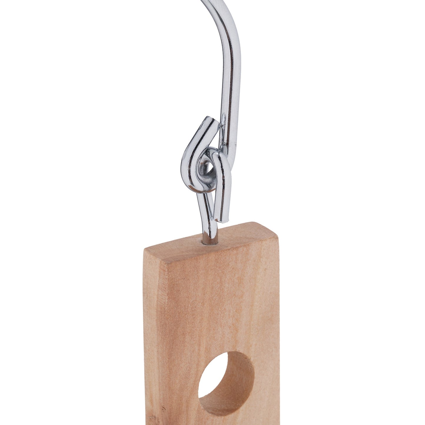 Space-saving wooden hanger set of 5