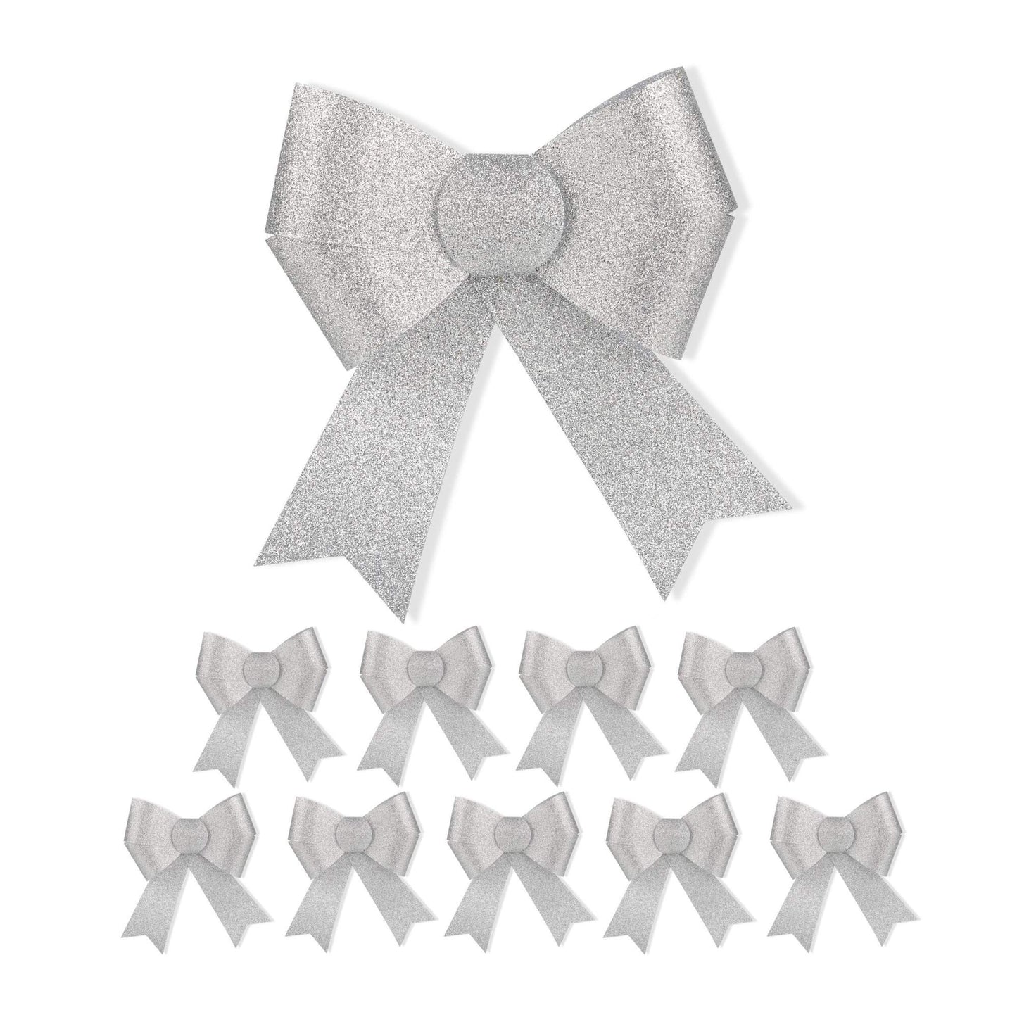 Sparkling bow in a set of 10