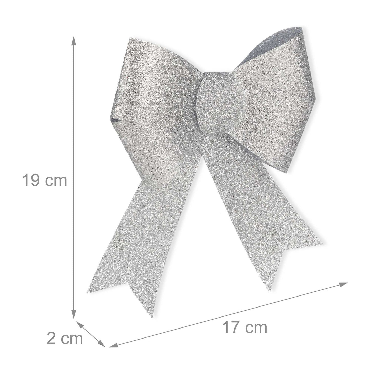 Sparkling bow in a set of 10
