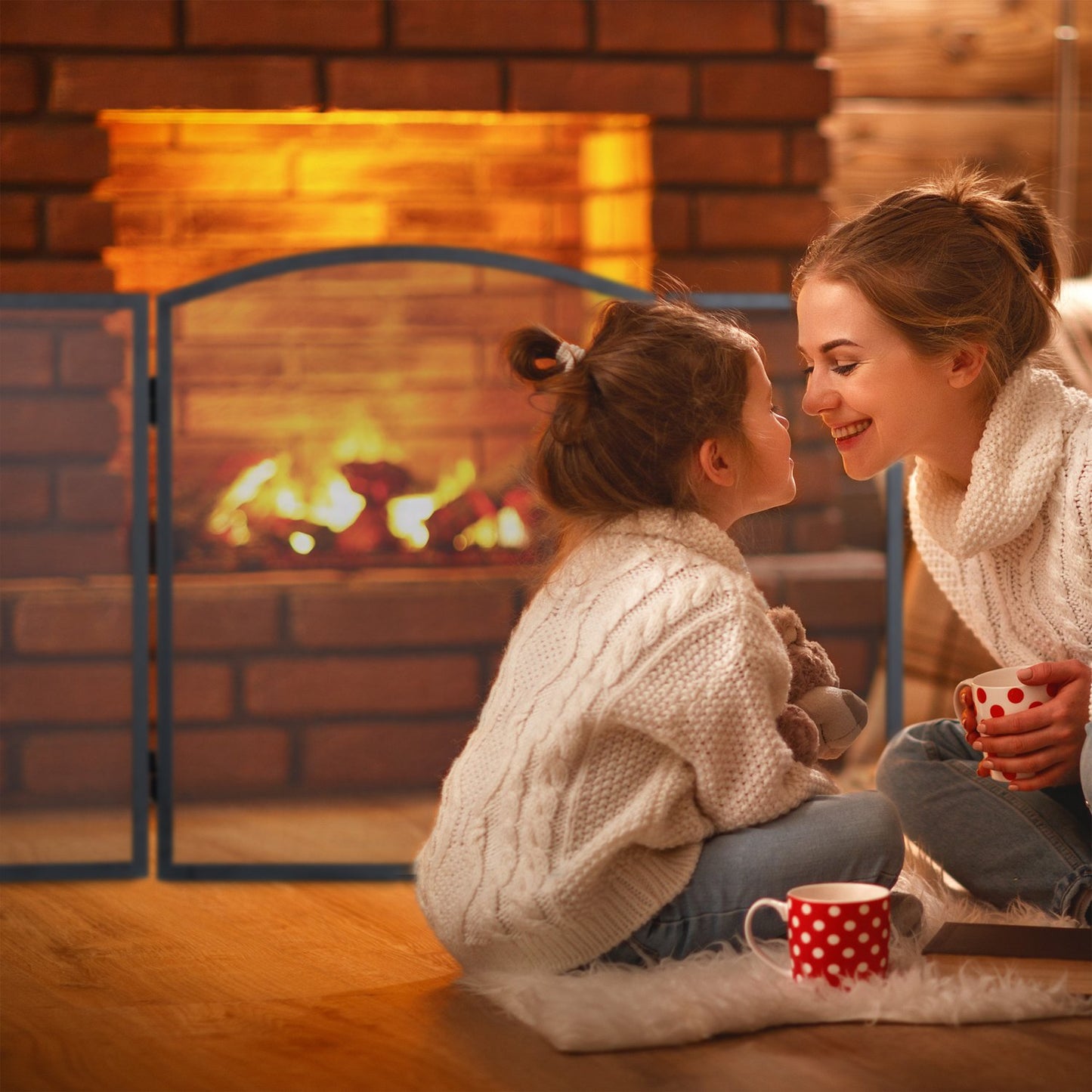 Spark protection made of steel